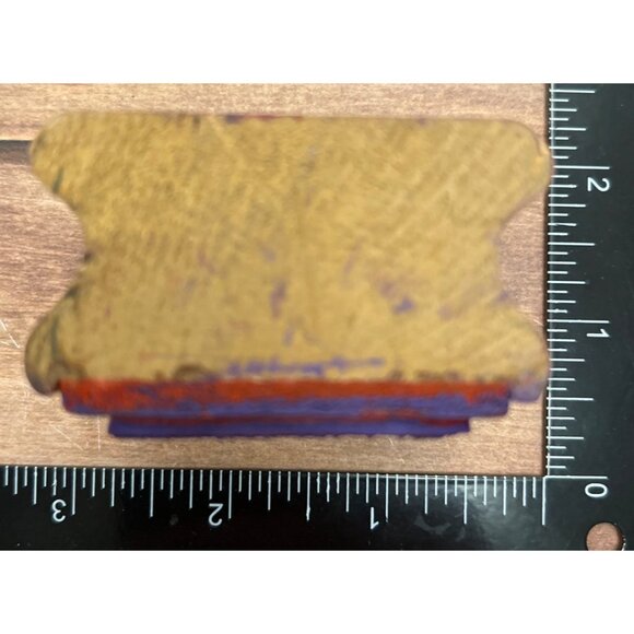 Vintage Garth Williams Kidstamps #706 Rubber Stamp With Pig & Spider Web Design - Picture 6 of 7